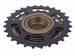 Verso 6-speed Freewheel 14-28T index Black - Brown