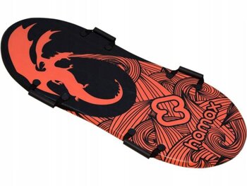 Hamax Schlitten Twin-Tip Surfer Dragon - Schwarz-Orange Bob Schlitten