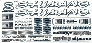 Shimano Bike Stickers