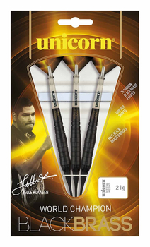 Unicorn Black Brass Jelle Klaasen Dartpfeile 19g Soft Tip 23771