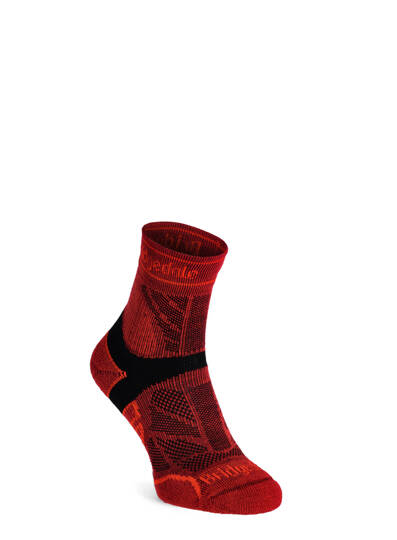  Bridgedale Lightweight T2 Merino Sport 3/4 Crew Socken - rot