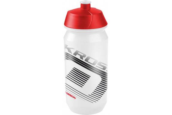 Bidon Kross DURAR 500 ml biało-czerwony