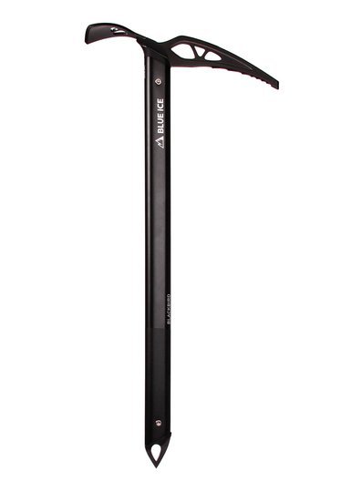 Blue Ice Blackbird Ice Axe - black