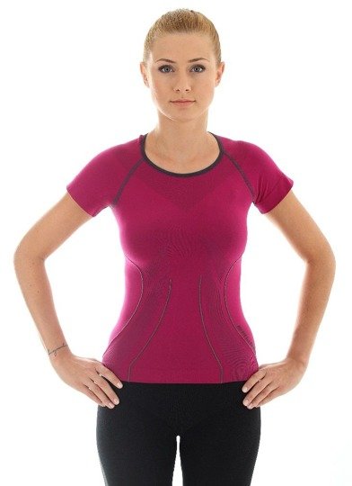 Brubeck SS10230 T-shirt amaranth for women