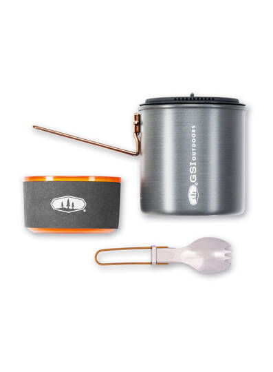 Campinggeschirr-Set GSI Outdoors Halulite Soloist