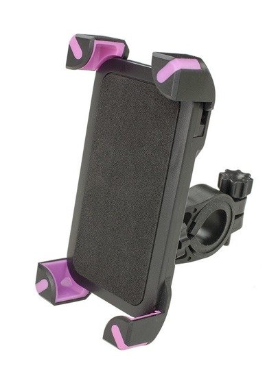 Fahrradhalterung für Smartphone Verso CH-01 - Schwarz-Rosa