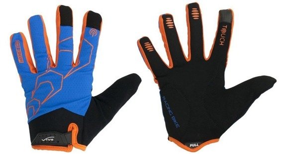 Fahrradhandschuhe Vivo SB-05-9515-E Blau - Orange Radsporthandschuhe