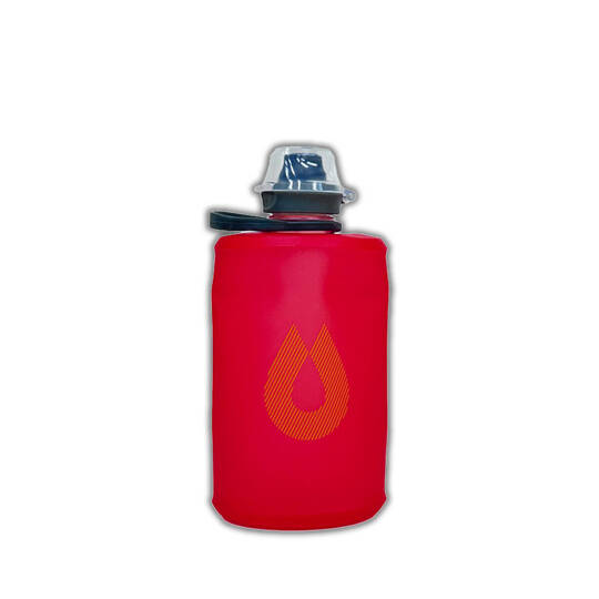 Flexible Trinkflasche HydraPak Stow Bottle 350ml Softflask - Redwood