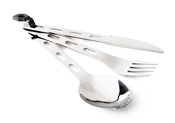 GSI Glacier Stainless 3 PC Ring Cutlery Reiseset