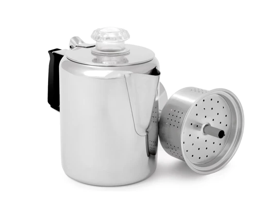 Kaffeekocher GSI Outdoors Glacier Stainless Coffee Percolator - 3 cup