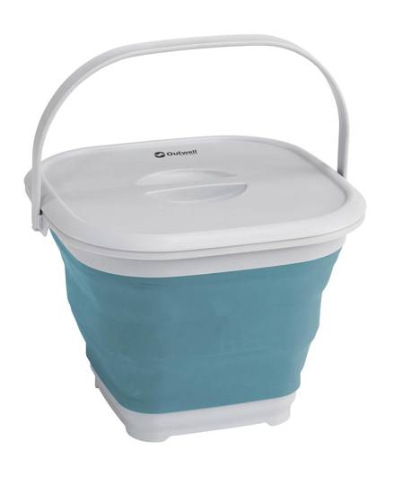 Outwell Collaps Bucket Square w/lid - classic blue