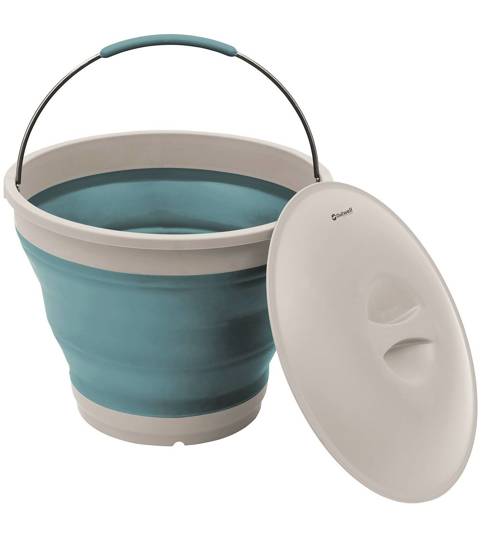 Outwell Collaps Bucket w/lid - classic blue