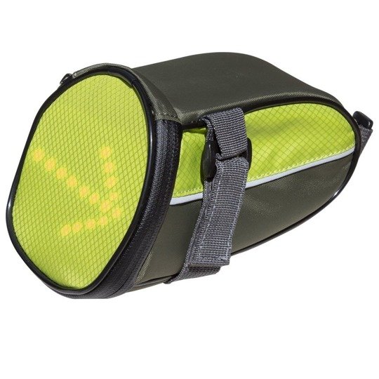 Sicaro Satteltasche mit integriertem LED-Blinker