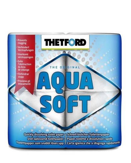 Thetford Aqua Soft - 4 pcs toilet paper