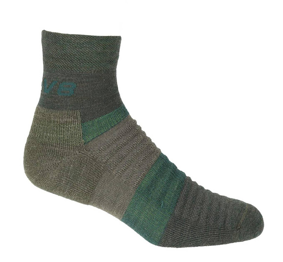 Inov-8 Merino Mid Socks - dark green/melange