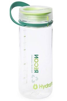 Umweltfreundliche Flasche HydraPak Recon 500ml - Clear/ Evergreen & Lime