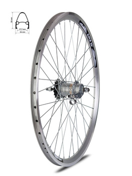 Verso 26" Shimano Nexus rear wheel