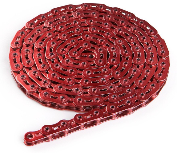 Dartmoor Core Singlespeed Chain Red 3/32" 102 Links Fixed Gear Chain