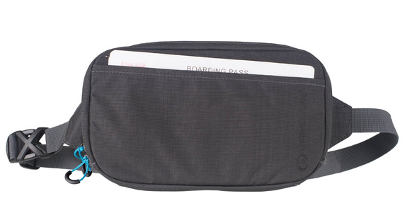 LifeVenture RFID Travel Belt Pouch - Grey