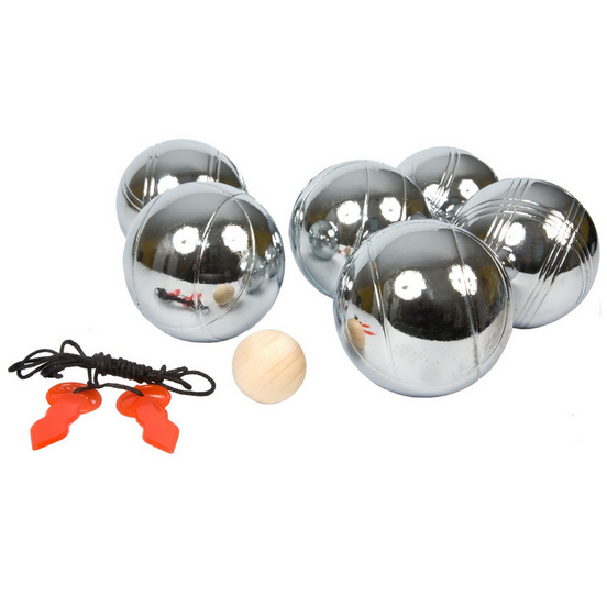 BOULE Boule Balls with Bag Set of 6 Metal Balls ENERO Petanque