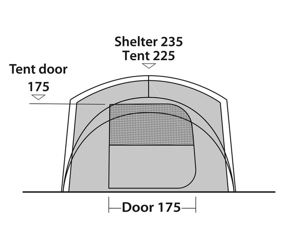 Easy Camp Camp Shelter 6-Person Tent