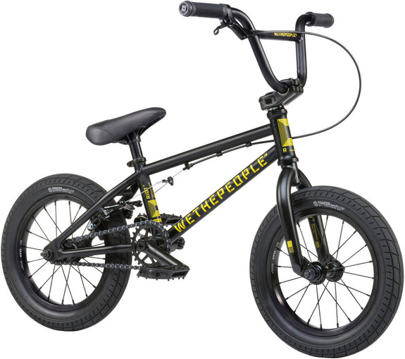 Wethepeople Riot 14"  BMX Bike for Kids Matt Black Kids BMX Bike