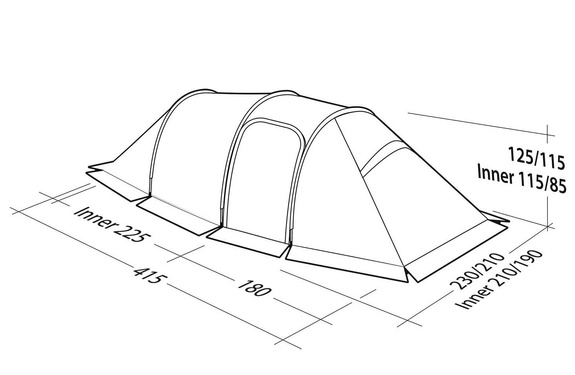 4 - Person Tent Robens Nordic Lynx 4