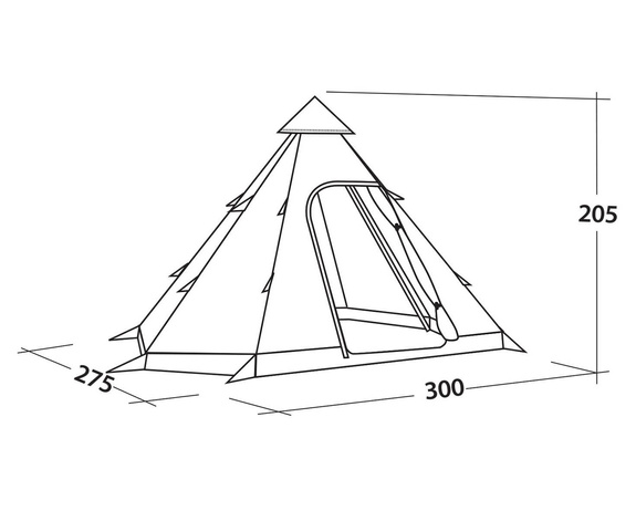 4 - Person Tent Easy Camp Bolide 400