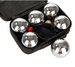 BOULE Boule Balls with Bag Set of 6 Metal Balls ENERO Petanque