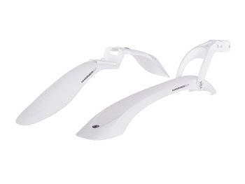 Bike Fenders HAMMER SDE Complete Set for Front and Rear 24" - 29" - White