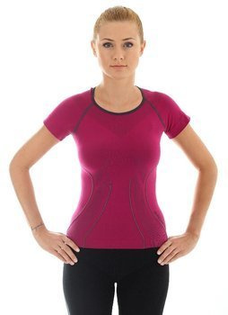 Brubeck SS10230 T-shirt amaranth for women