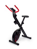 Foldable Exercise Bike Sportia NS-652-VK1  Black - Red Stationary Exercise Bike