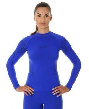 Brubeck LS13100 thermo sweatshirt women long sleeve cobalt