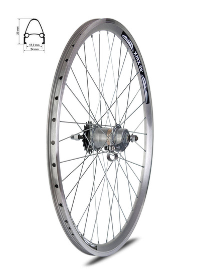 Verso 26" Shimano Nexus rear wheel