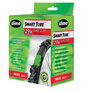 SLIME SMART TUBE 29 x 1.85 - 2.20 Presta Valve Self-sealing tube