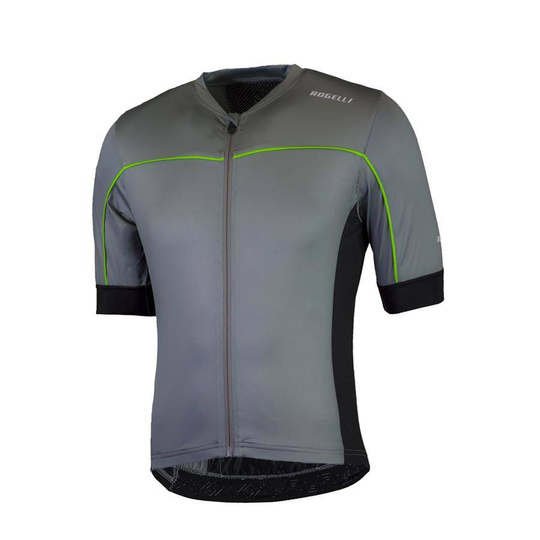 Rogelli PASSO gray-black-green t-shirt