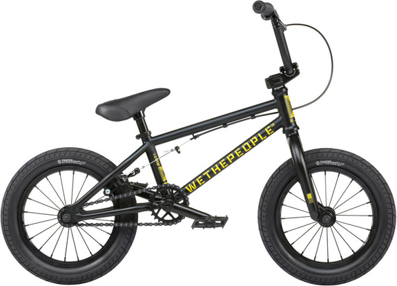 Wethepeople Riot 14"  BMX Bike for Kids Matt Black Kids BMX Bike