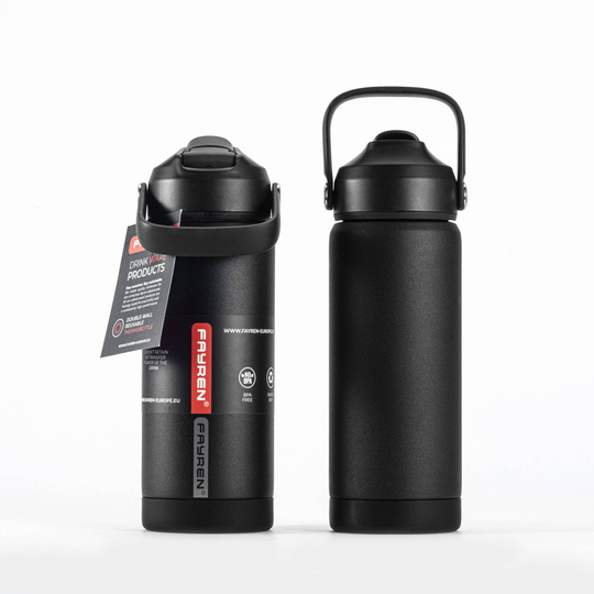 Fayren Kamet Black 530ml Thermal Bottle