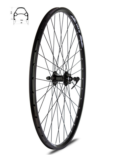 XMX 29"  Front Wheel Black Aluminum for disc brake QR Sealed Bearings