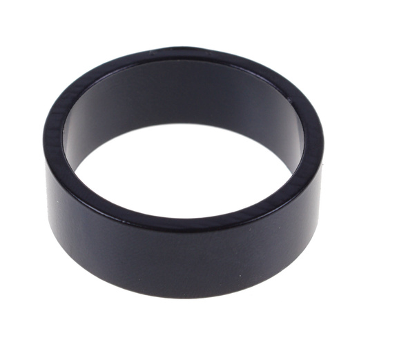 Rudder washer 1" 10 mm aluminium black 