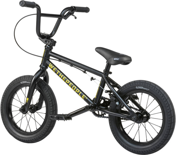 Wethepeople Riot 14"  BMX Bike for Kids Matt Black Kids BMX Bike