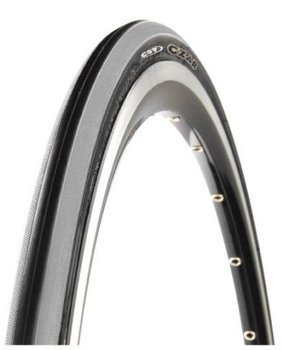 Road Tyre 700x23C Fixed Gear Tyre CST CZAR COMP Fixie Tyre Black / Grey 60 TPI