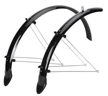 Bicycle Mudguards Black Orion 28" x 53 mm Mudguards Set