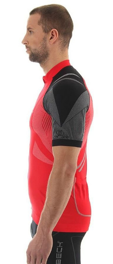 Brubeck SS10410 red T-shirt cycling