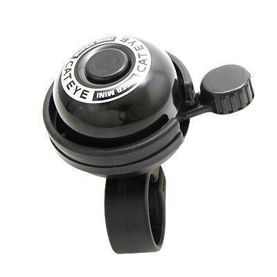 Cateye Bell Bicycle Bell PB 600 Super Mini Unisex Black 22 mm