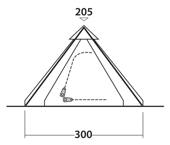 4 - Person Tent Easy Camp Bolide 400