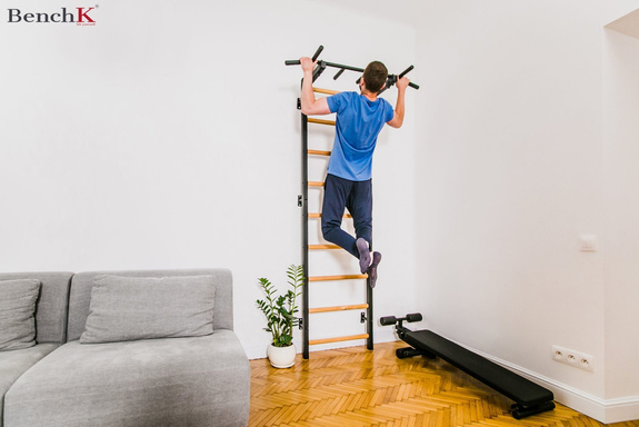 BenchK 311B WALL BAR HOME GYM SWEDISH LADDER METAL LADDER