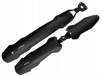 Bicycle Mudguards ADHD Short 26 - 27.5" Set Front and Rear Black