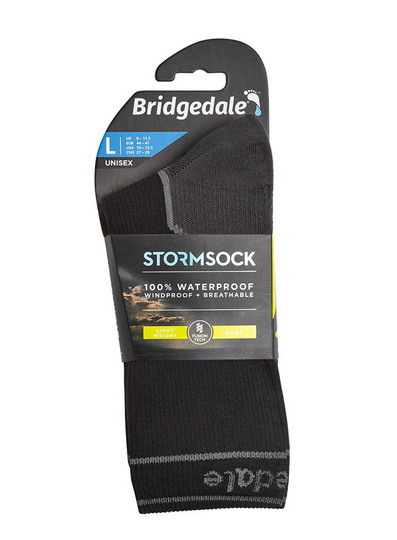 Bridgedale StormSock Lightweight Boot - black/grey