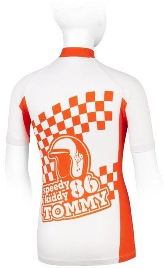 T-shirt for boys TOMMY white-orange